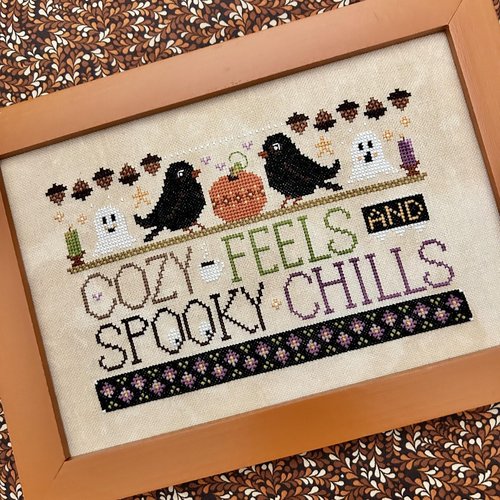Wordy Birds: October - Cross Stitch Chart