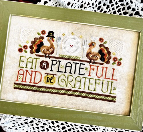 Wordy Birds: November - Cross Stitch Chart