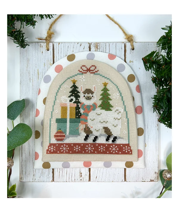 Winter Forest Snowglobes: Llama Part 3 of 6 - Cross Stitch Chart