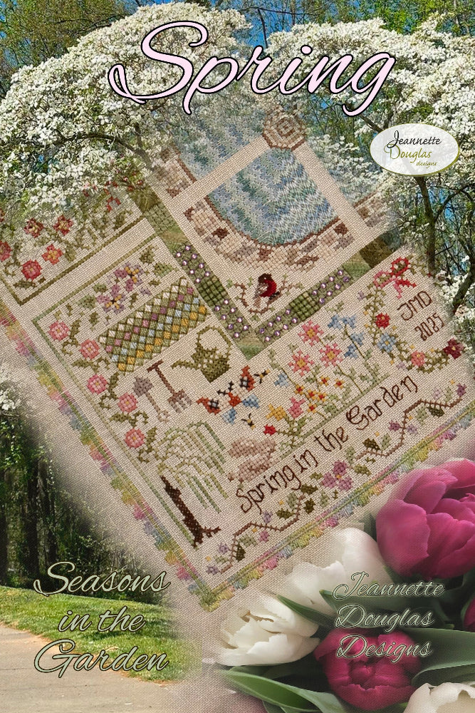 Spring - Seasons In The Garden by Jeannette Douglas Designs