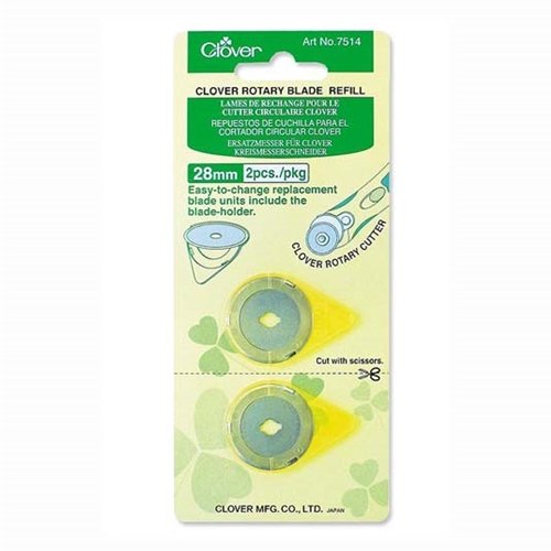 Clover - 28mm Rotary Blade 2 Pkg