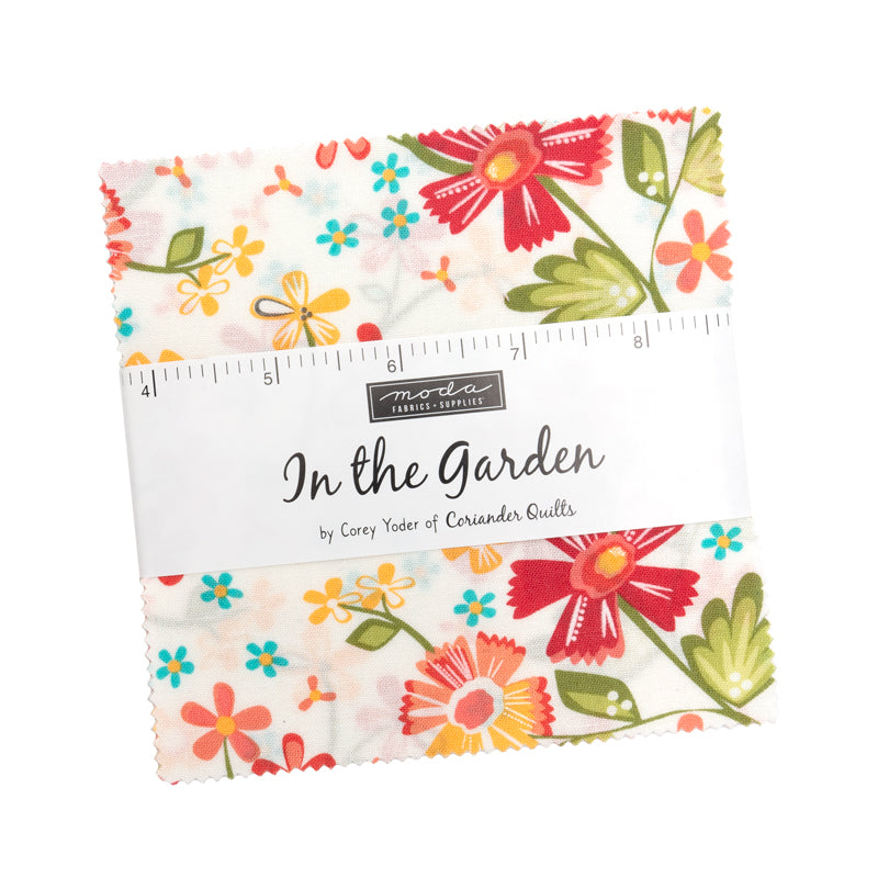 In the Garden Charm Pack by Corey Yoder of Coriander Quilts for Moda Fabrics