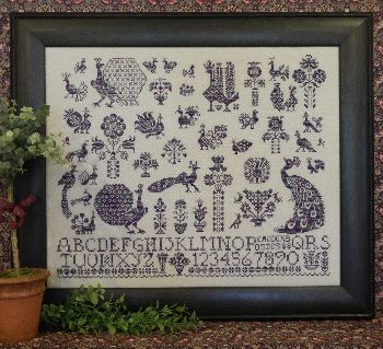 Peacocks & Posies - Cross Stitch Chart