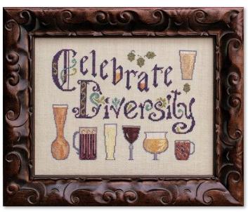 Diversity in Beer - Cross Stitch Chart