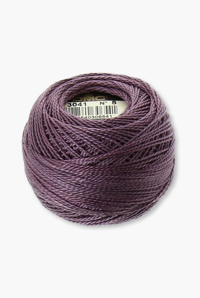 DMC Perlé No. 8 – Color 3041 – 100% Cotton – 10 g Thread Ball