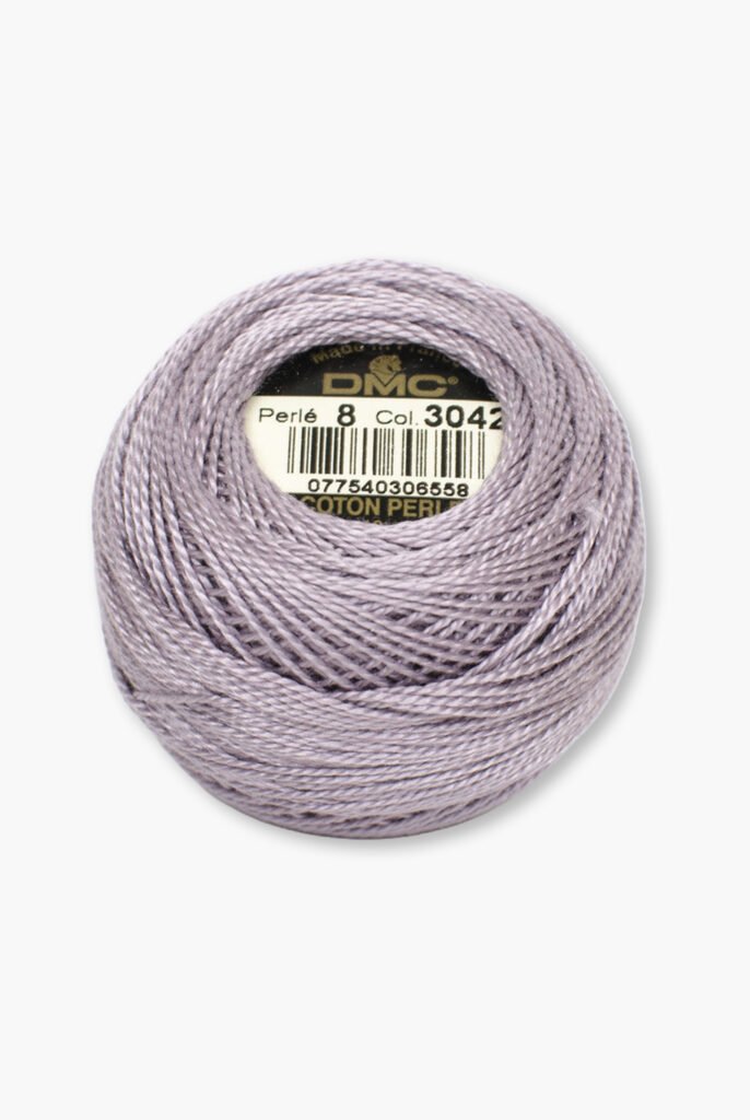 DMC Perlé No. 8 – Color 3042 – 100% Cotton – 10 g Thread Ball