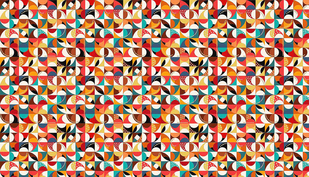 Folk FriendsTP-2301-Q Mosaic Cream