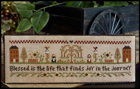 Blessed is the Life - Cross Stitch Chart