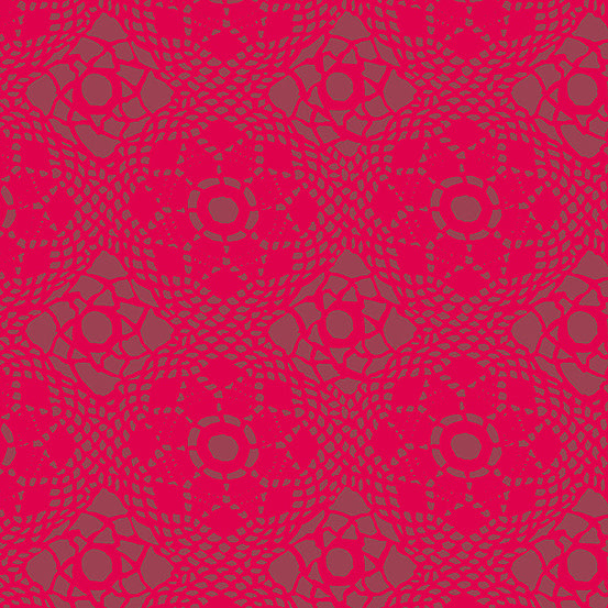 Sun Print 2021 A-9253-E1 Strawberry Crochet