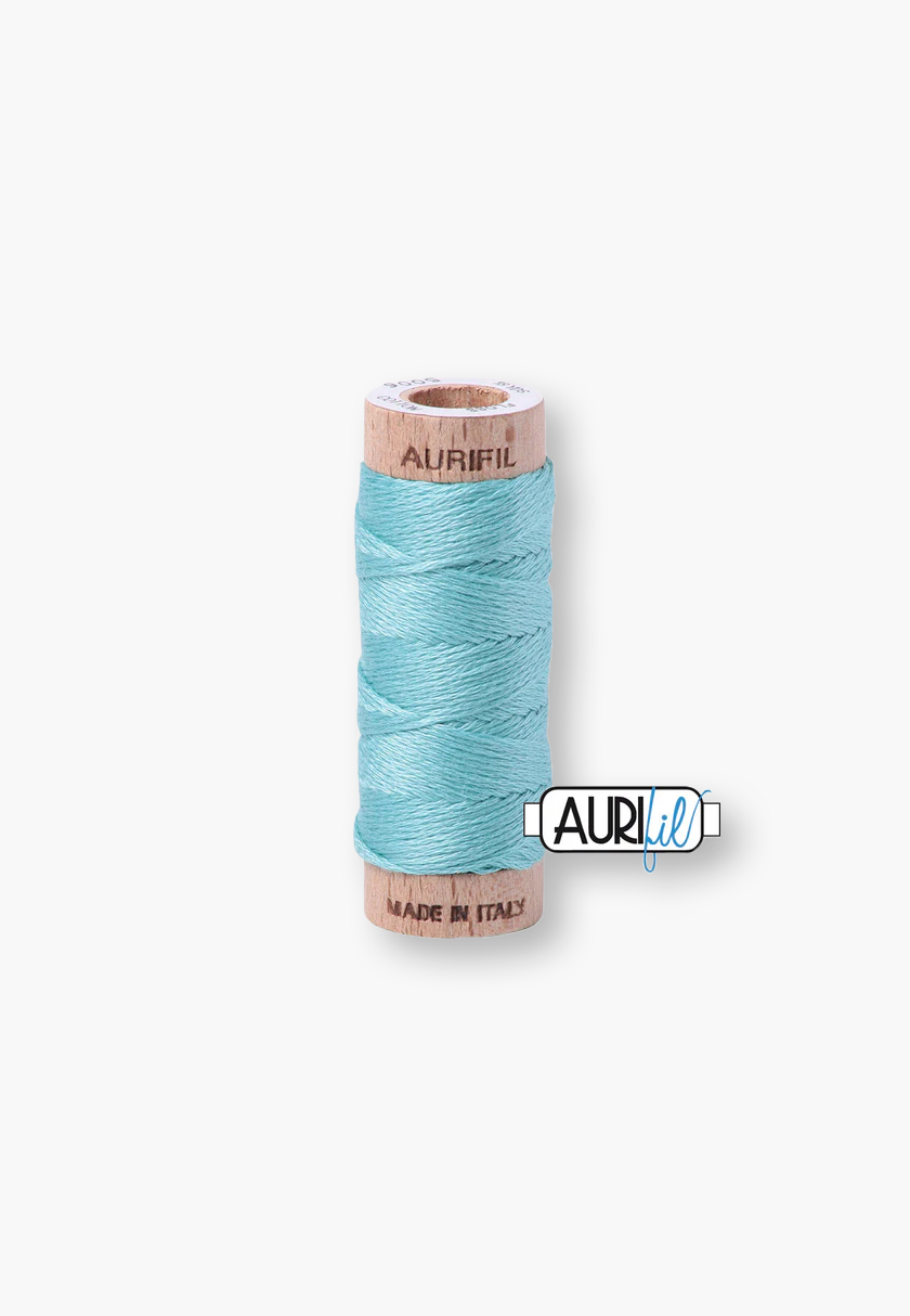 Aurifil Sechsfädige Baumwollwatte Helltürkis PAF5WS – Aurifloss 5006