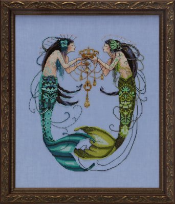 The Twin Mermaids MD141 - Cross Stitch Chart