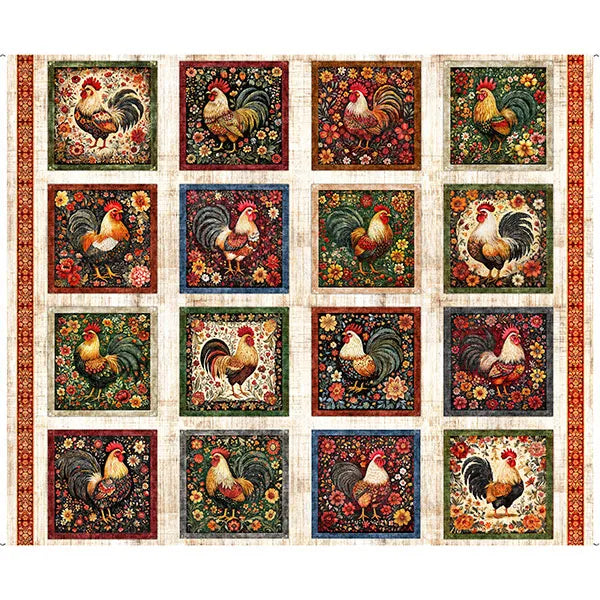 Rule the Roost Picture Patches Panel 36" x 43"