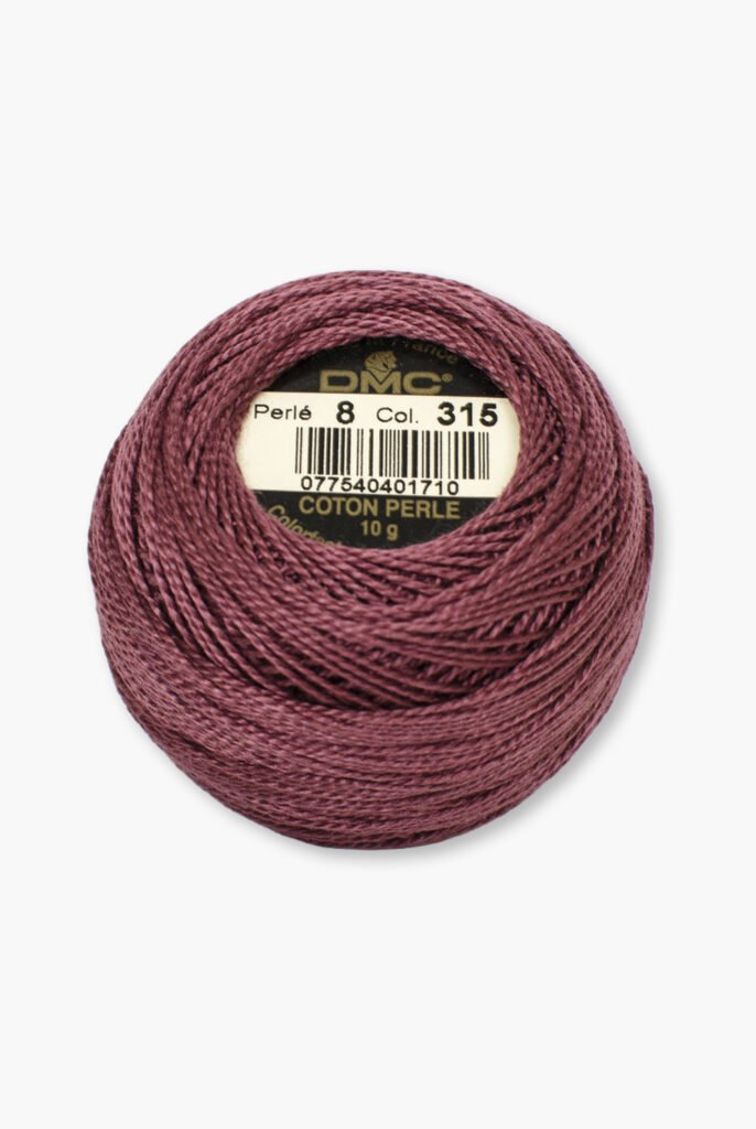 DMC Perlé No. 8 – Color 315 – 100% Cotton – 10 g Thread Ball