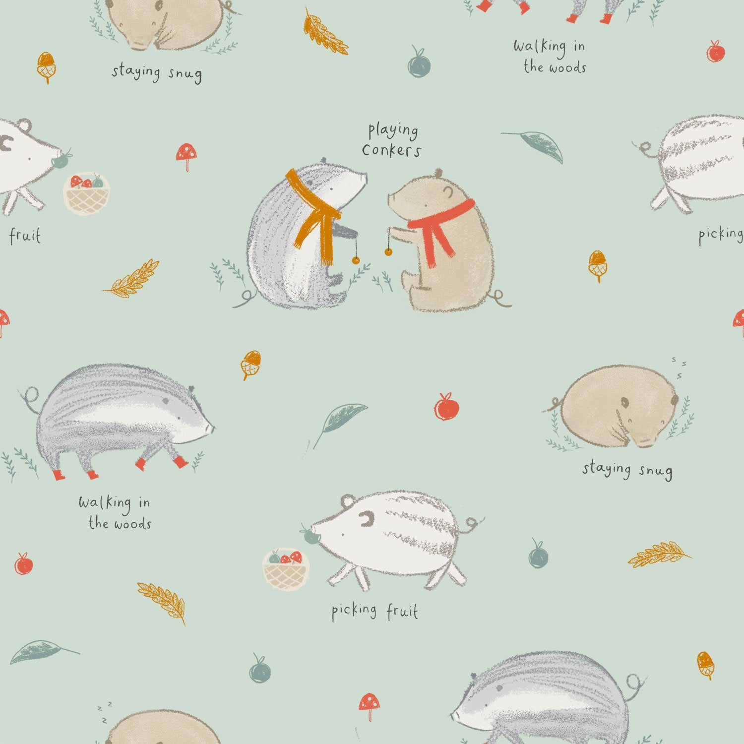 Wild Boar Crayon Jersey J40 95% Cotton/5% Elastane 57"-59" wide