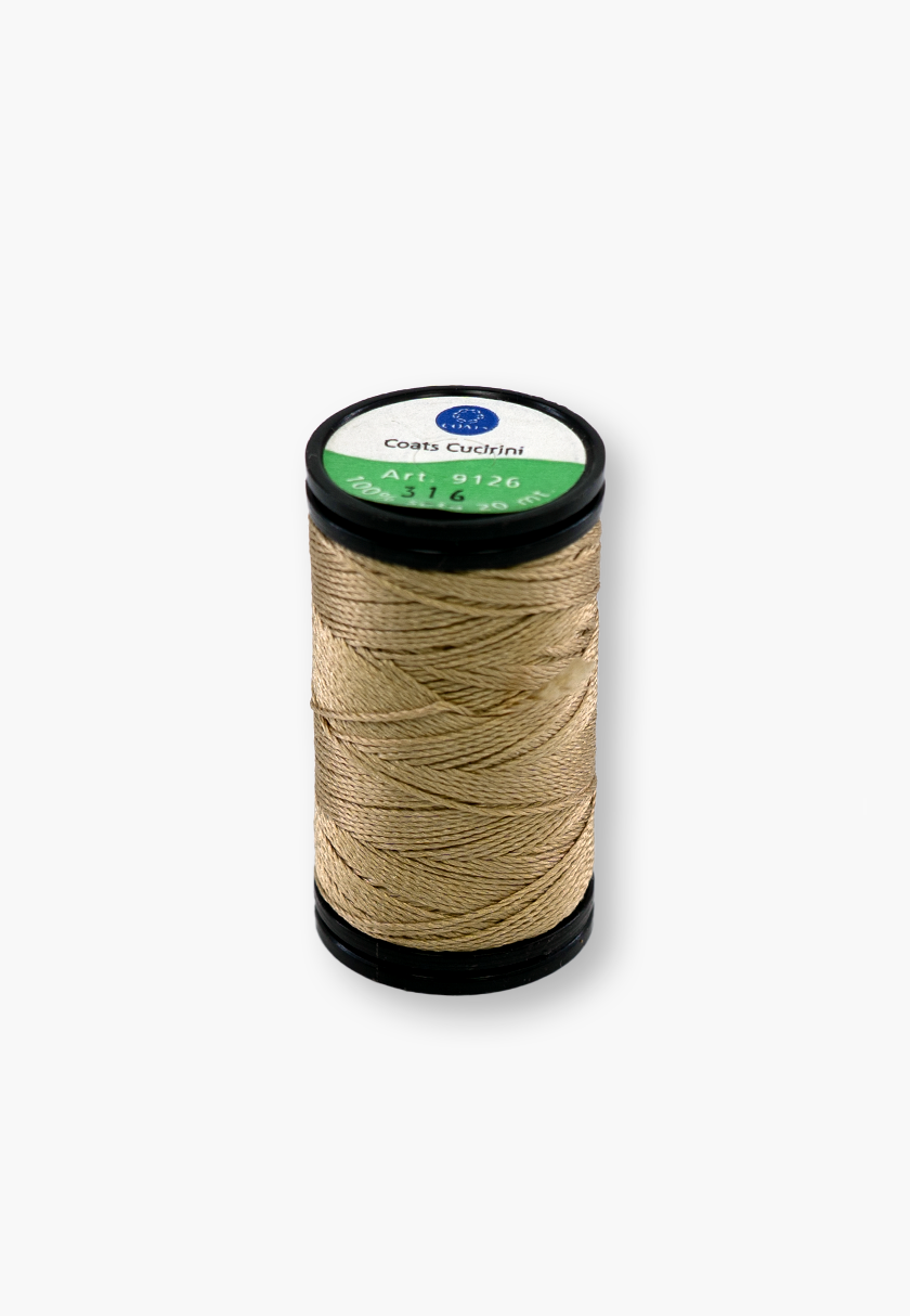 Cucirini Cantoni Coats Seta Faro 316 – 20m Spool – 100% Silk