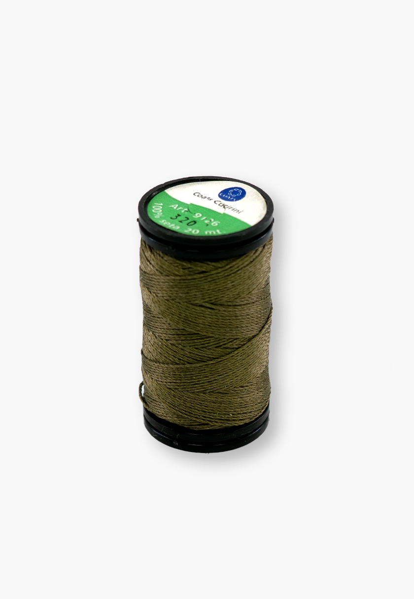 Cucirini Cantoni Coats Seta Faro 320 – 20m Spool – 100% Silk