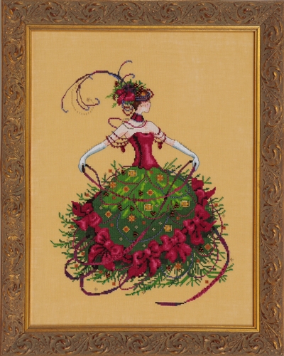 Miss Christmas Eve MD148 - Cross Stitch Chart
