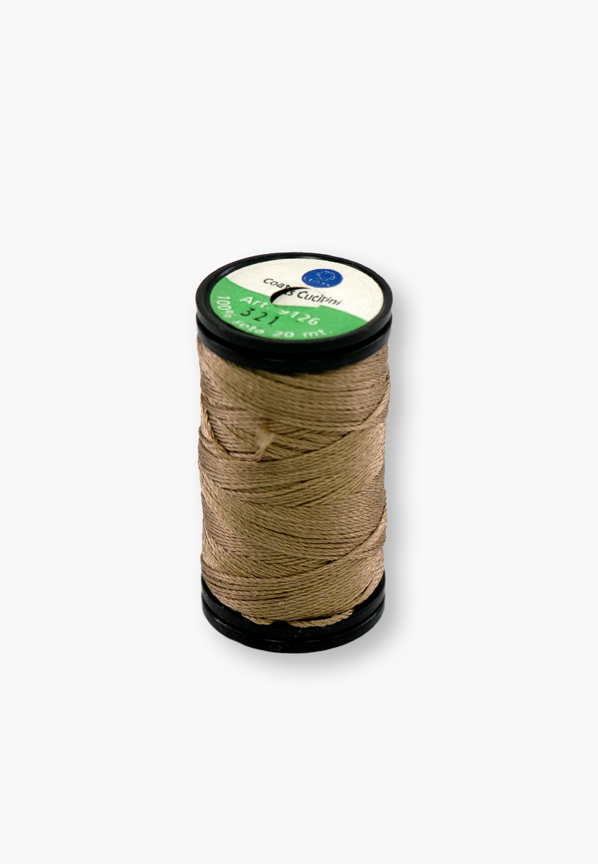 Cucirini Cantoni Cappotti Seta Faro 321 – Bobina da 20 m – 100% Seta