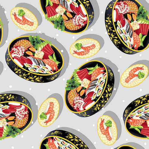 Soho Sushi 1591-90 Gray Bento Boxes