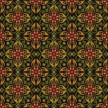 Brown Medallion Tiles