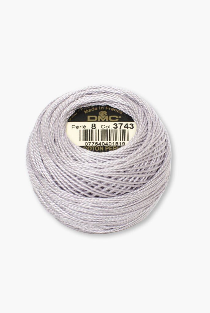 DMC Perlé No. 8 – Colore 3743- 100% Cotone – Gomitolo da 10 g