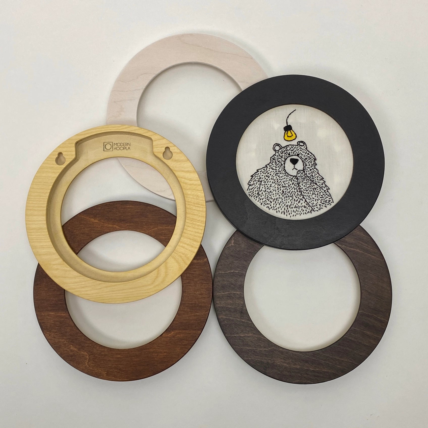Modern Embroidery Hoop Frame For 6" Hoops by Modern Hoopla
