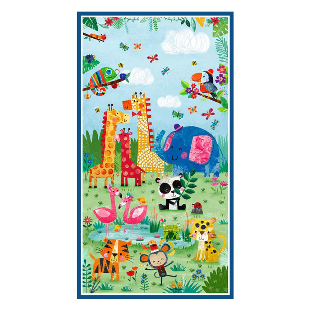 Zoo Crew Sage Panel 24" x 45"