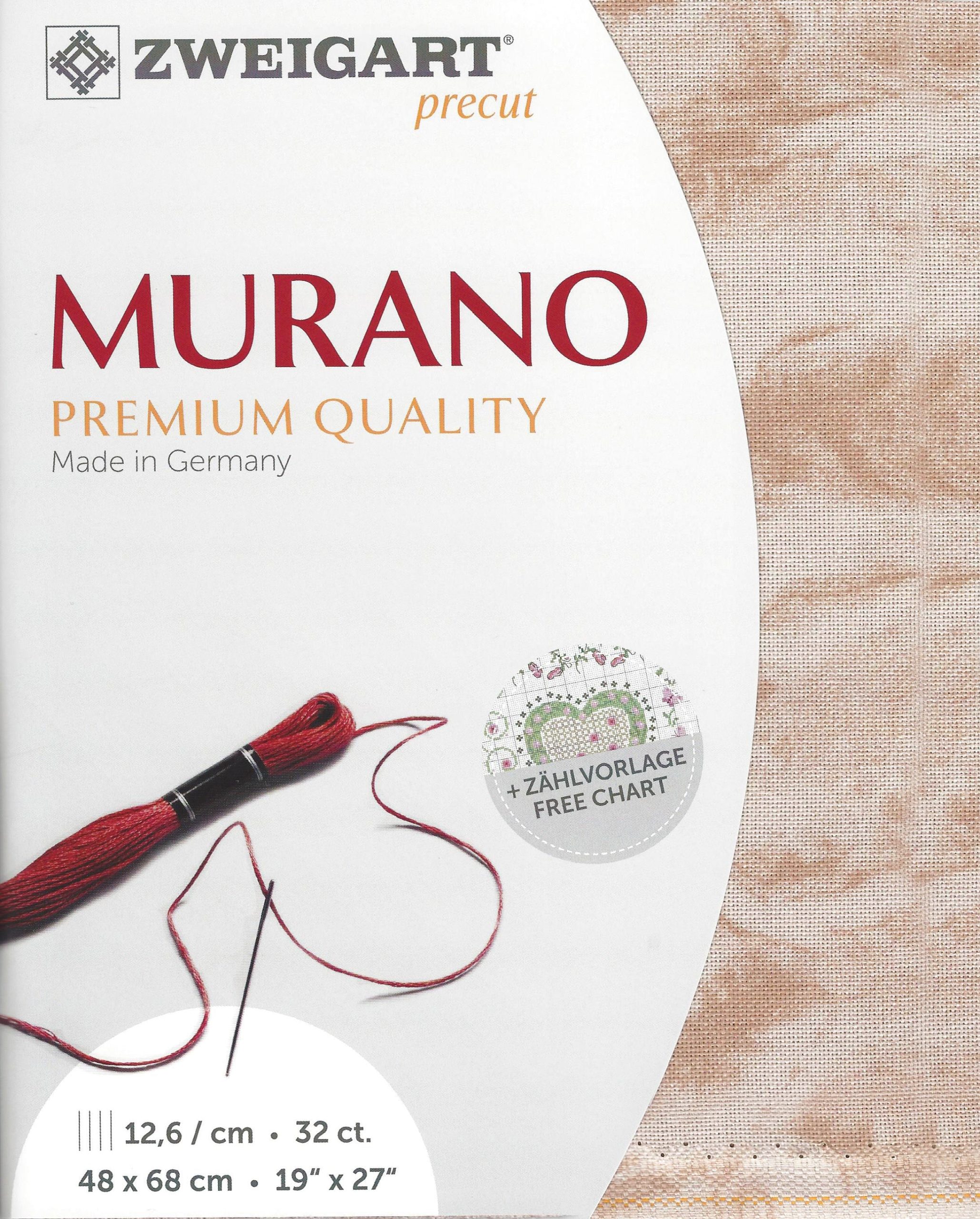 Zweigart 32Ct Murano Vintage Wood Pre-cut