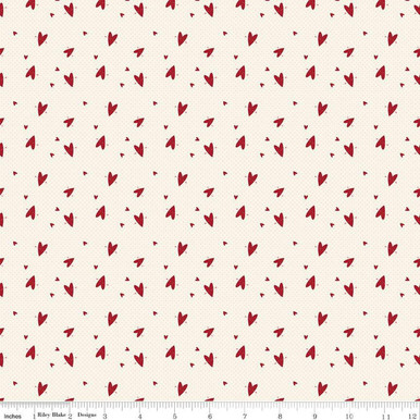 Riley Blake Designs - Love You Always by Sandy Gervais - C16874 - Cream