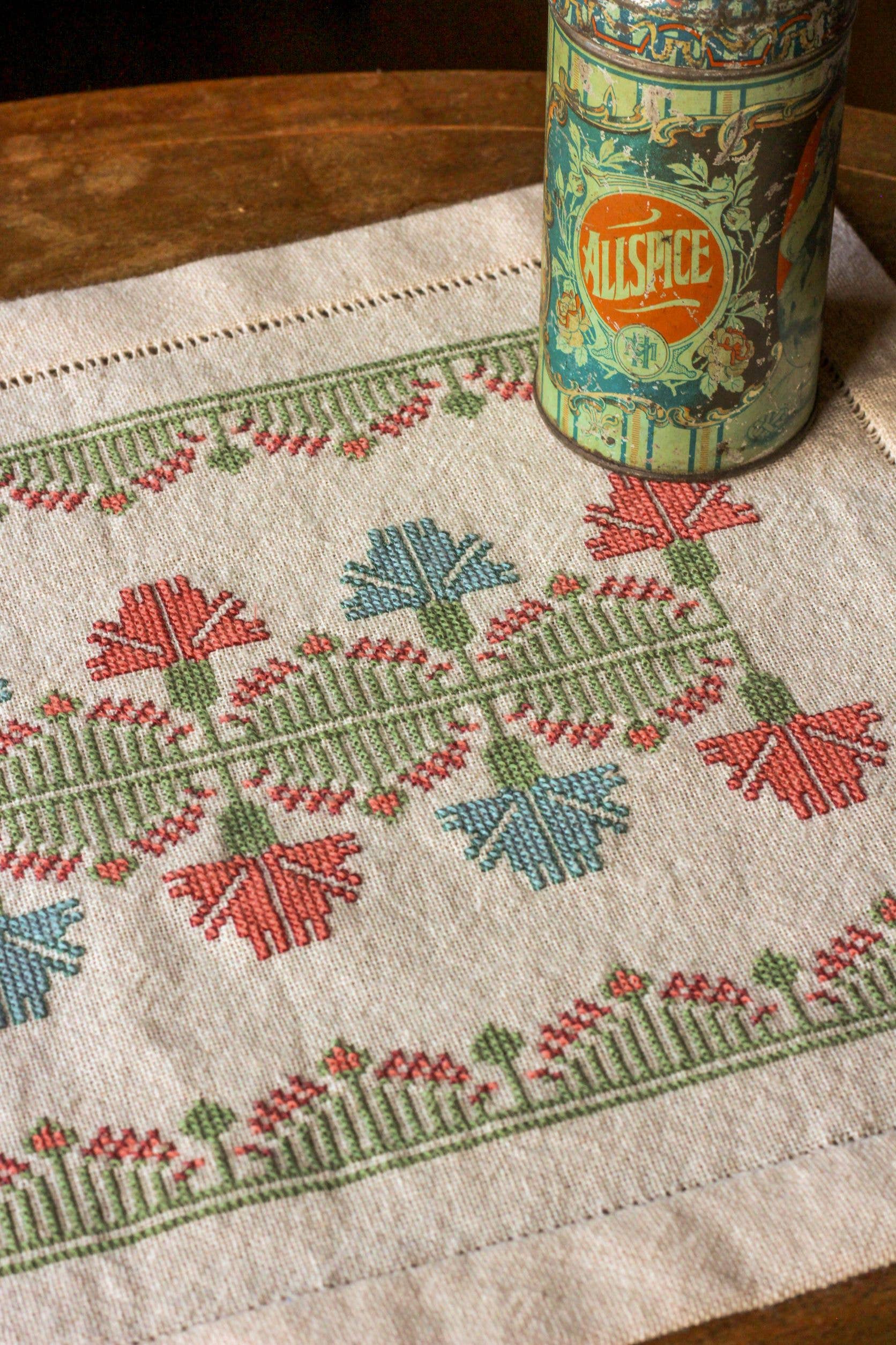 Cross Stitch Kit - Calliope's Meadow Avlea Folk Embroidery