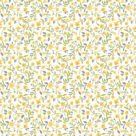 White Medium Floral-Patch of Sunshine