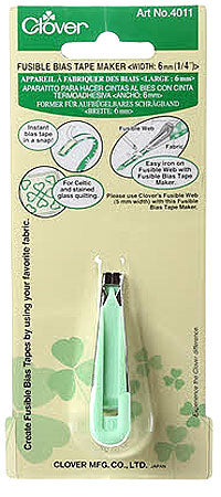 Clover Fusible Bias Tape Maker -1/4 Inch