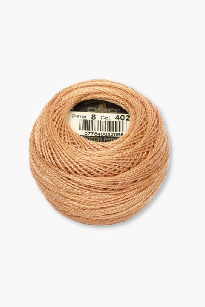 DMC Perlé No. 8 – Colore 402 – 100% Cotone – Gomitolo da 10 g