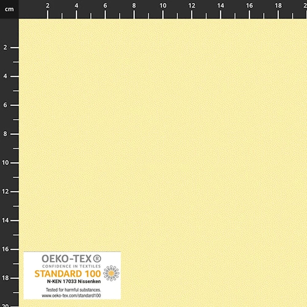 Petits Points Light Yellow Fabric Yardage