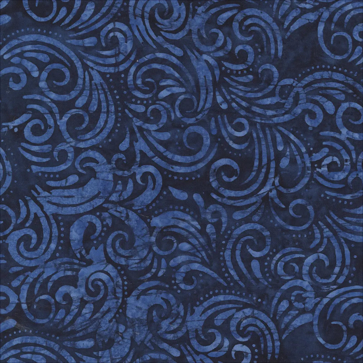 Quiltessentials Charm Navy Swirl Fabric Yardage