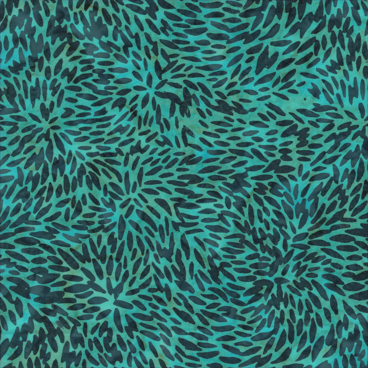 Quiltessentials Charm Dark Teal Tiny Leaves Fabric Yardage