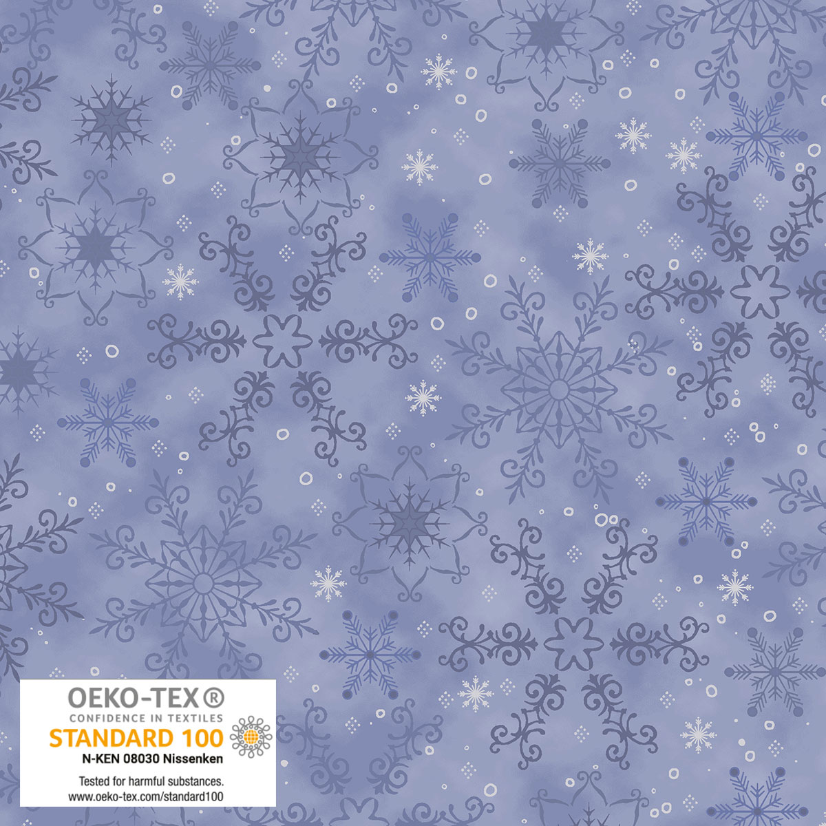 LightBlueSilver Big Snow Crystal || We Love Christmas