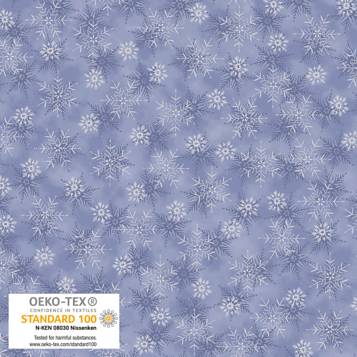 LightBlueSilver Small Snowflake || We Love Christmas