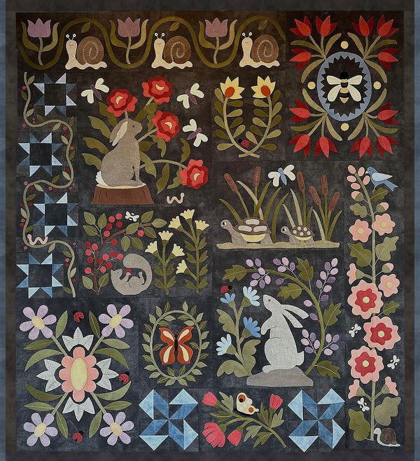 Flora & Fauna Quilt Pattern Booklet - 2 Colour Options, by Bonnie Sullivan & Dawn Heese
