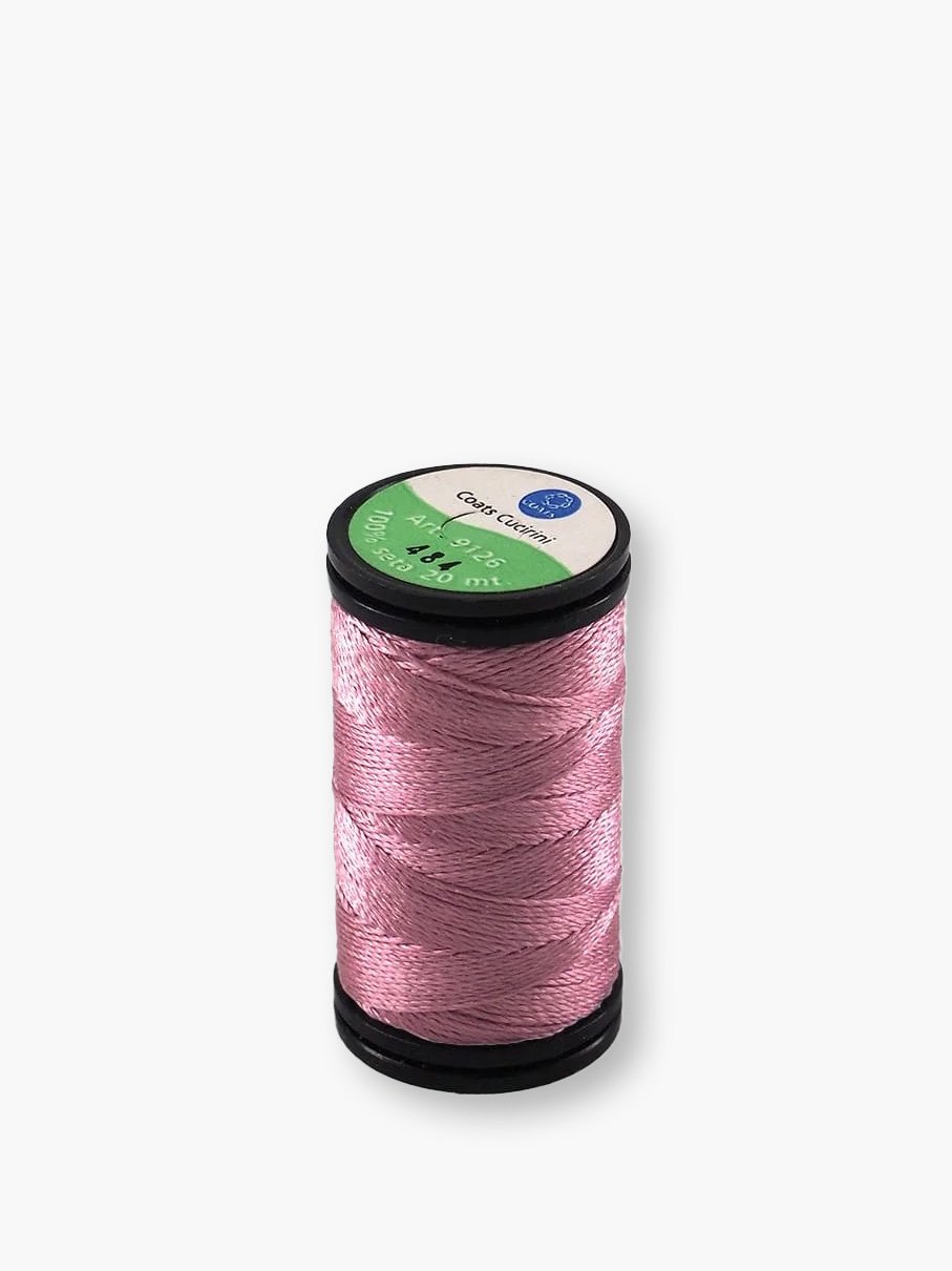 Cucirini Cantoni Coats Seta Faro 484 – 20m Spool – 100% Silk
