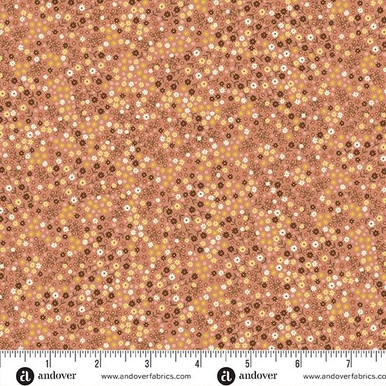 Sojourn Makower UK Fabrics - Hello Autumn - MU-100-P - Pink Blossoms