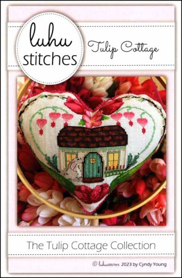 Tulip Cottage Cross Stitch Pattern by Luhu Stitches