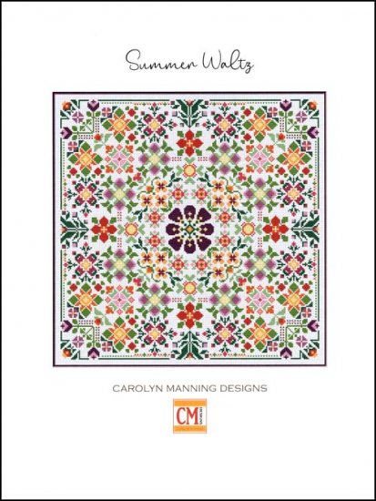 Summer Waltz Cross Stitch Pattern by CM Designs