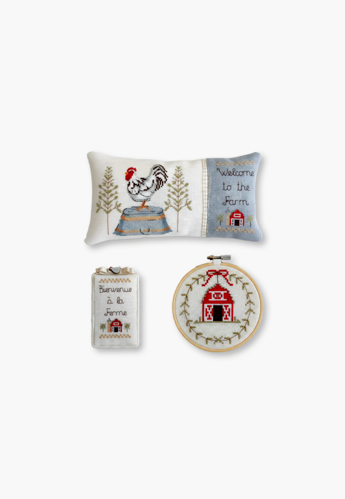 Cross-Stitch Kit Welcome to the farm