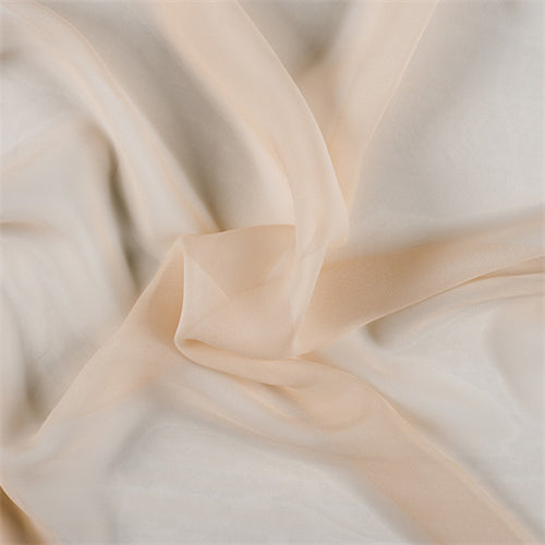 Runway Silks Bisque Silk Chiffon Fabric - Reorderable