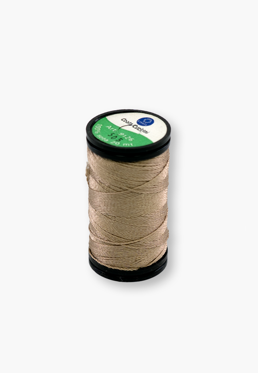 Cucirini Cantoni Mäntel Seta Faro 505 – 20m Spule – 100% Seide