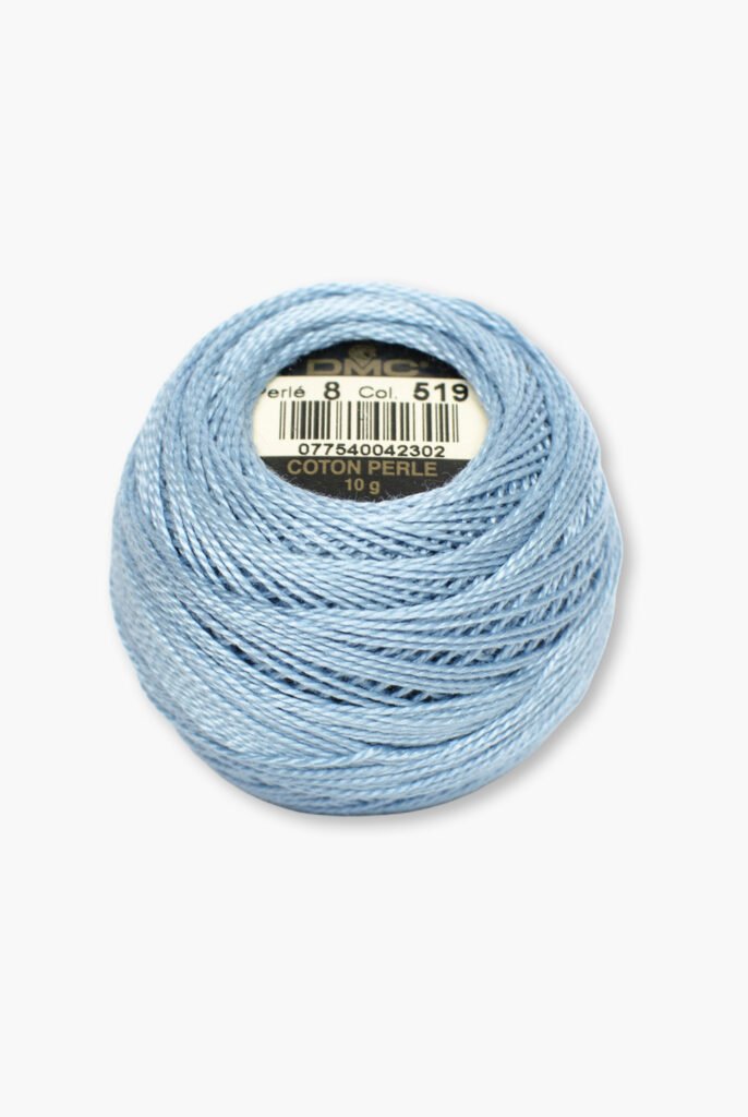 DMC Perlé No. 8 – Colore 519 – 100% Cotone – Gomitolo da 10 g