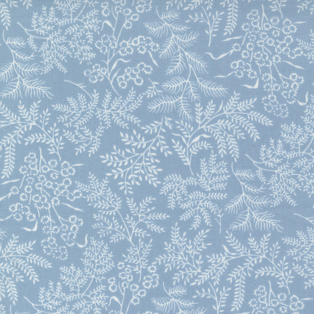 Nantucket Summer Sconset Landscape Nature Light Blue M5526124 by Camille Roskelley for Moda fabrics - (Sold in 25cm increments)