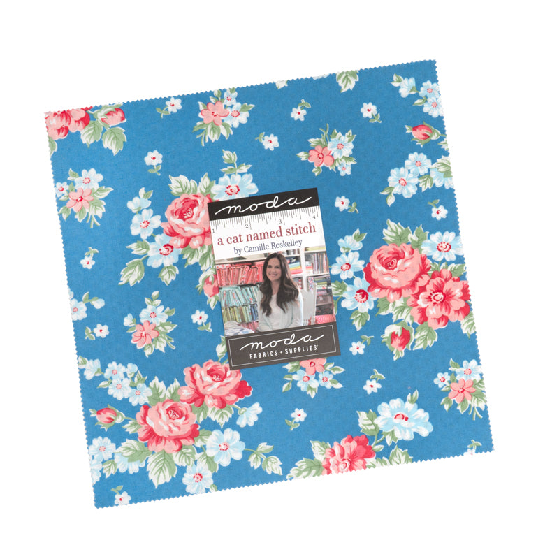 A Cat Named Stitch Layer Cake by Camille Roskelley for Moda Fabrics