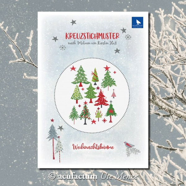 Acufactum Cross Stitch Pattern: Christmas Trees